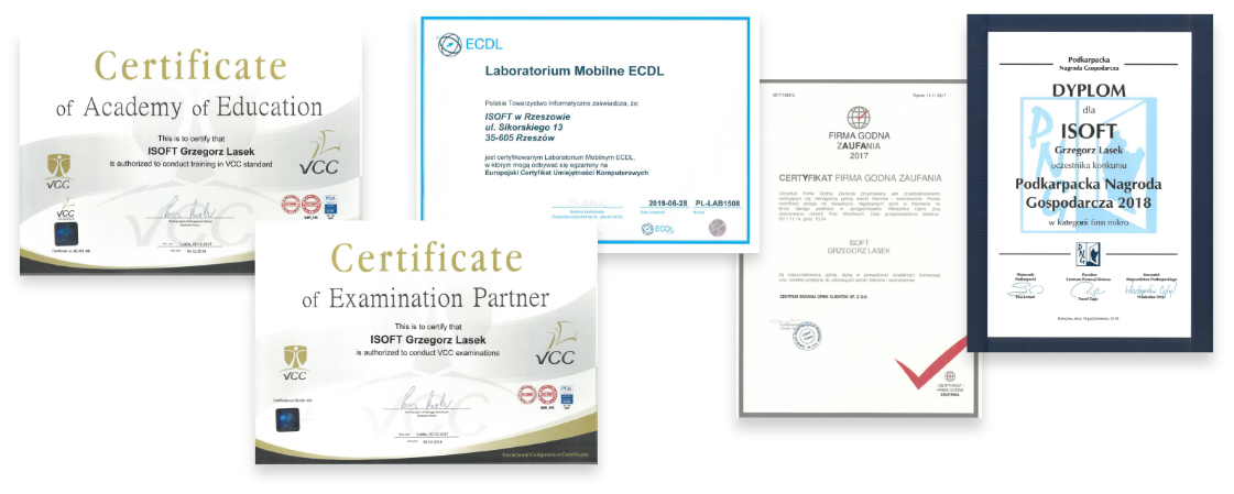 Certyfikaty